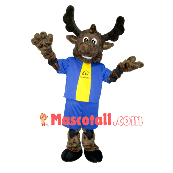 Meaningful Moose Mascot Costume For Equipment Developer