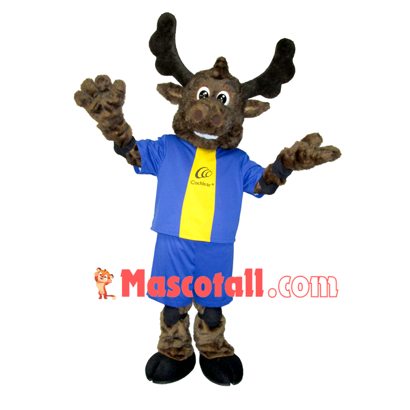 Meaningful Moose Mascot Costume For Equipment Developer