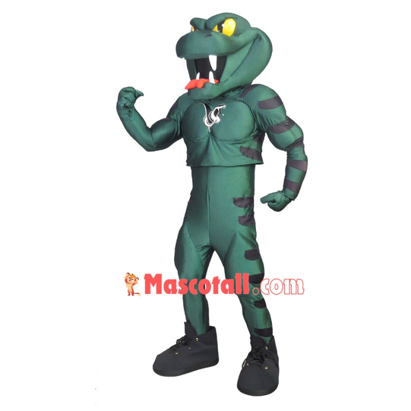 Ferocious Muscular Python Mascot Costume
