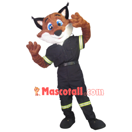 Caring Guard Fox Mascot Costume