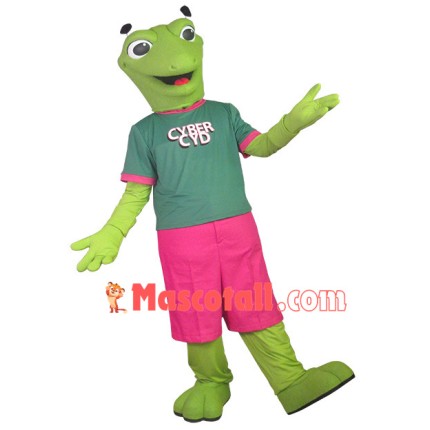 The Vigorous Frog of Cyber Expo Mascot Costume