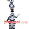 Adult Style Zebra Mascot Funny Costume