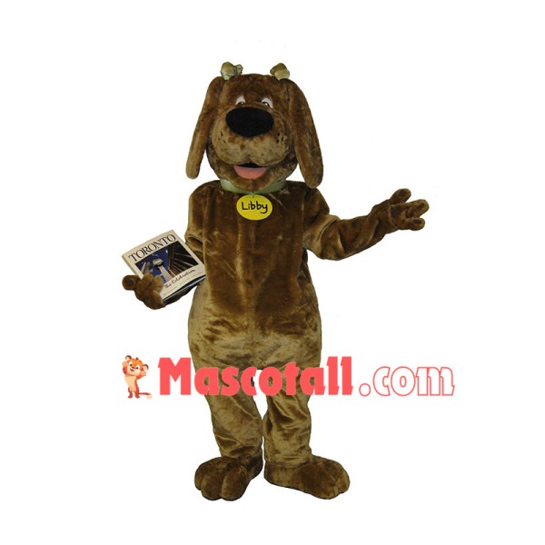 Libby Dog Mascot Costume For University
