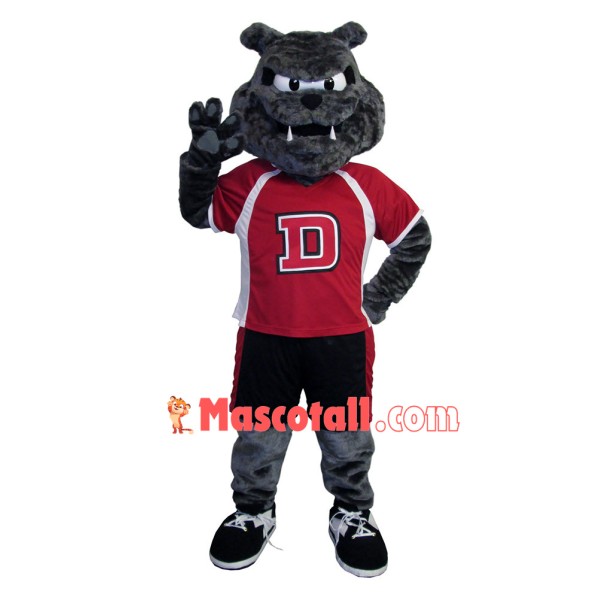 Trained Perseverance Bulldog Mascot Costume