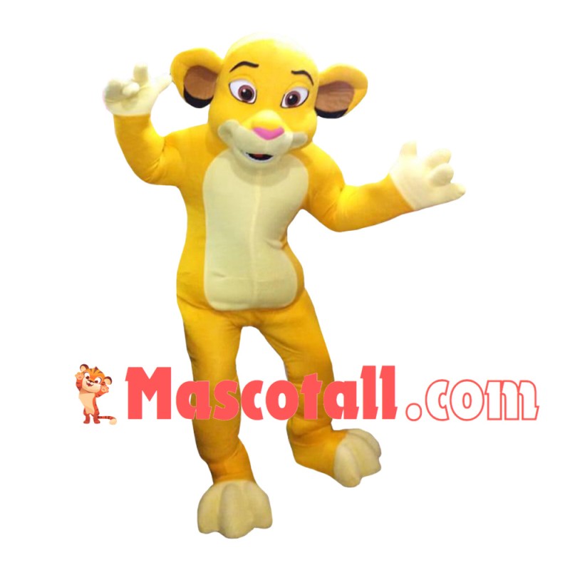 Young Lion Mascot Costume