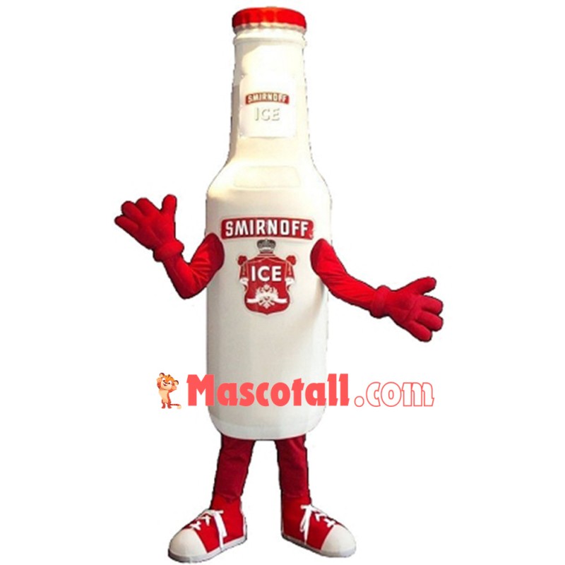 Smirnoff Vodka Wine Bottle Mascot Costume