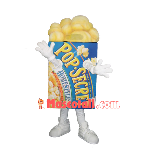 Full Of Family Pack Popcorn Mascot Costume
