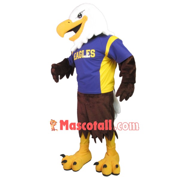 Valorous Bald Eagle Mascot Adult Costume