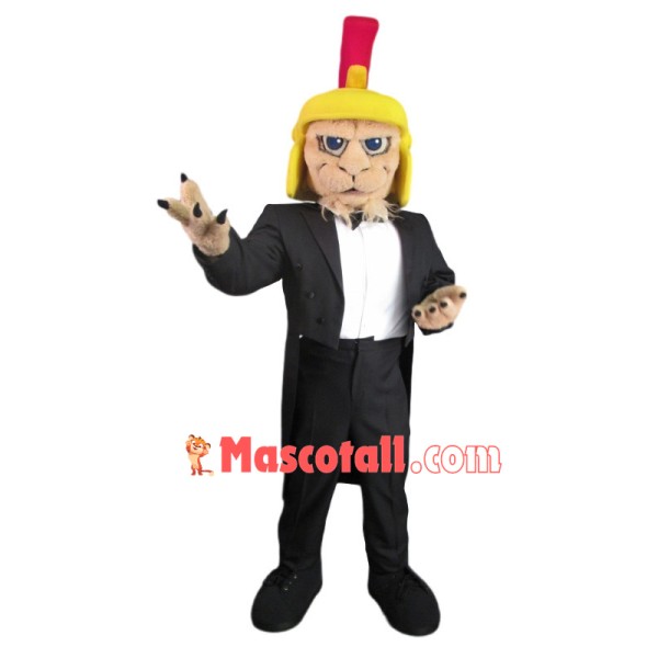 The Solemn Conductor Leopard Mascot Costume