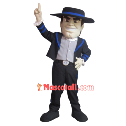 Handsome Musical Actor Mascot Costume