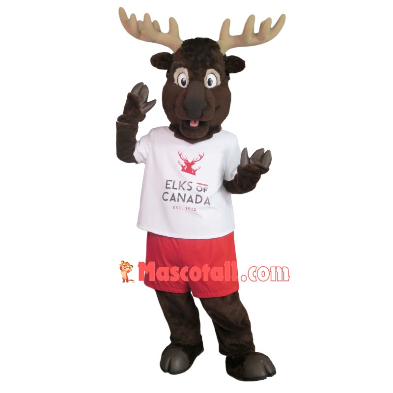 Wild Elk Of Primeval Forest Mascot Costume