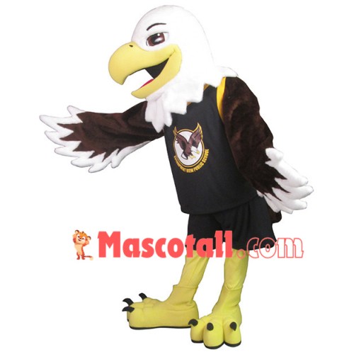 Encouraging Team Eagle Mascot Costume