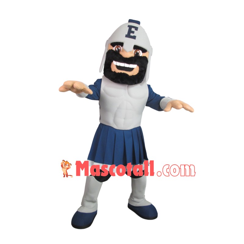 Fighting Bearded Warrior Mascot Costume