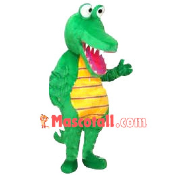 Sharp Teeth Crocodile Mascot Costume