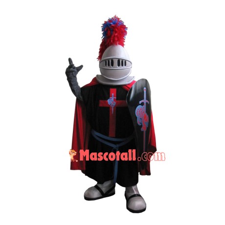 Christian Supporter Army Holding Shield Mascot Costume