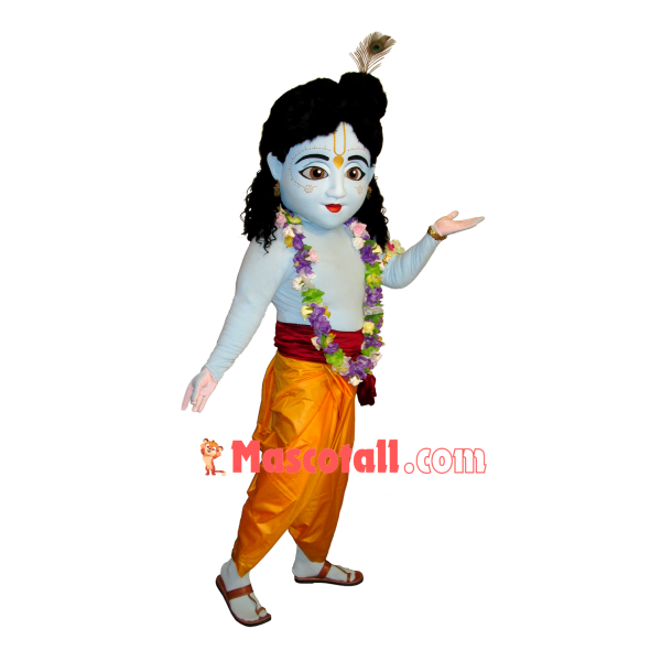 Passionate Indian Dancer Mascot Costume