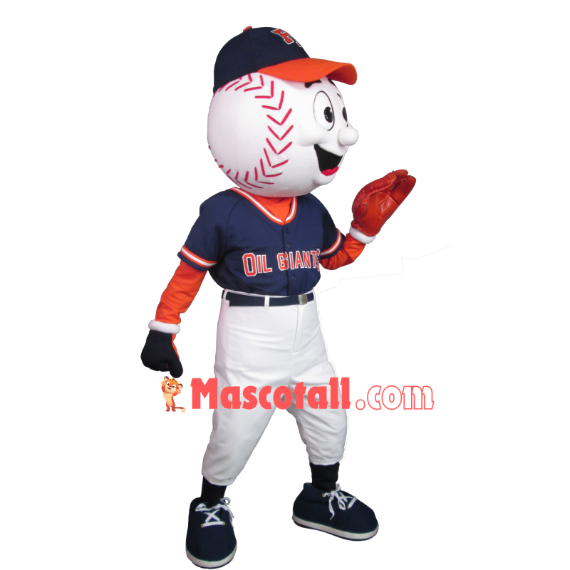 Professional League Baseball Catcher Mascot Costume