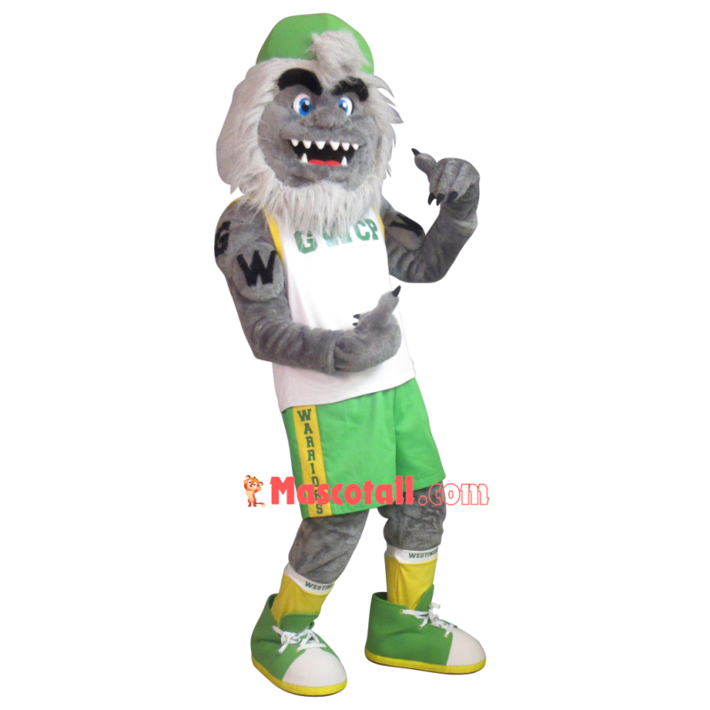 Sport Muscle Ape Of Warriors Mascot Costume