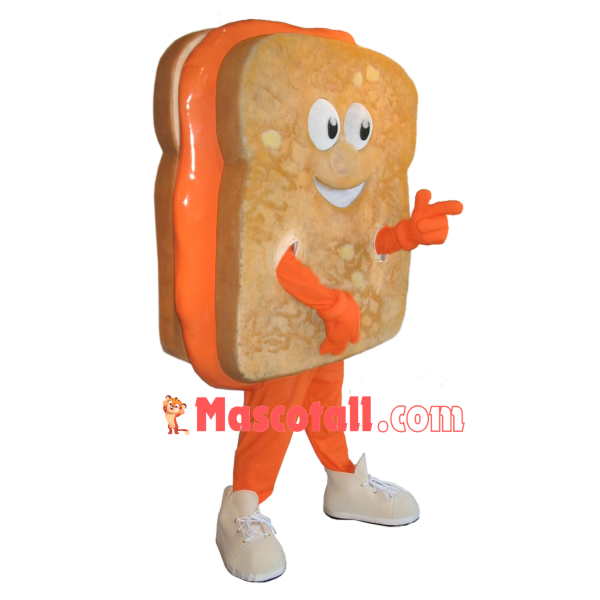 Fragrant Orange Jam Sandwich Mascot Costume