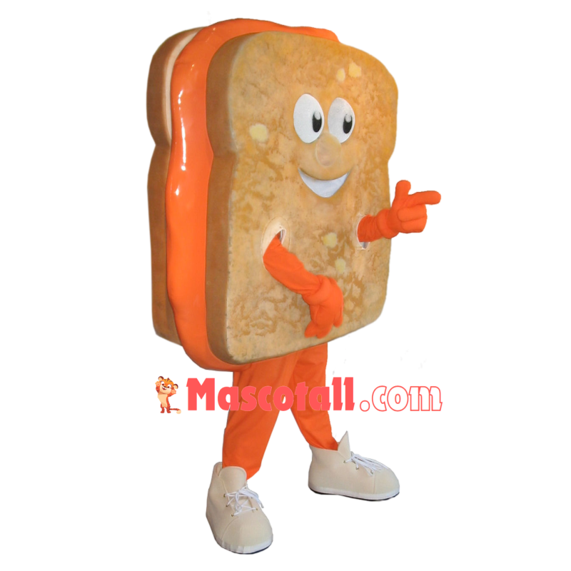 Fragrant Orange Jam Sandwich Mascot Costume