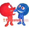 Round Ball Furry Doll Mascot Costume