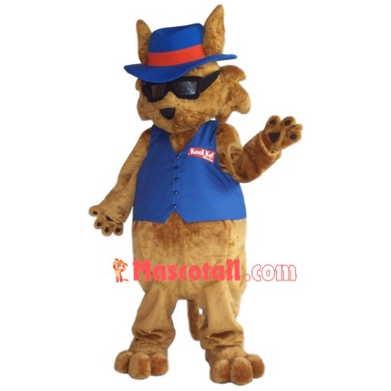 Cool Sunglasses Cat Of Coffee Store Mascot Costume