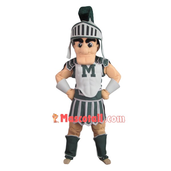Powerful Solider With Muscle Mascot Costume