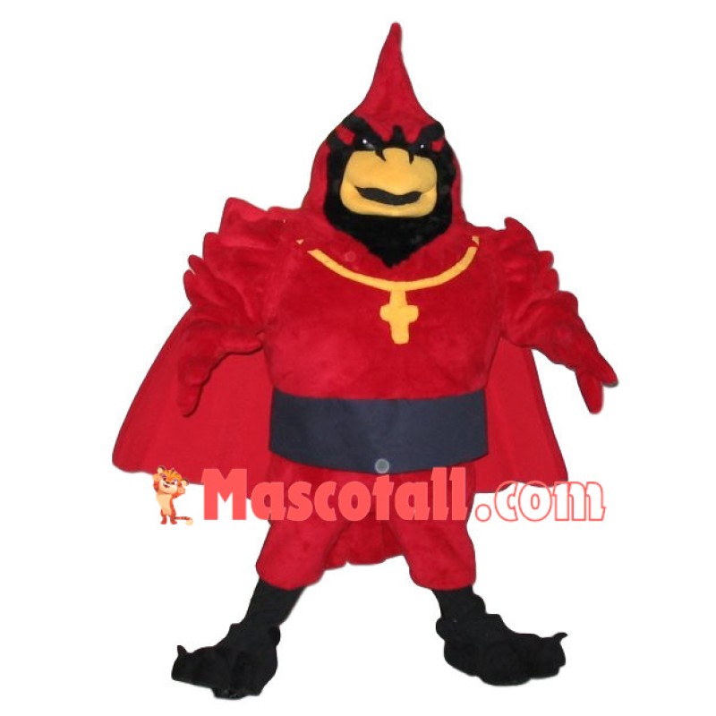 Aggressive Ace Player Red Eagle Mascot Costume