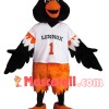 All Over Black Bird Mascot Costume For School