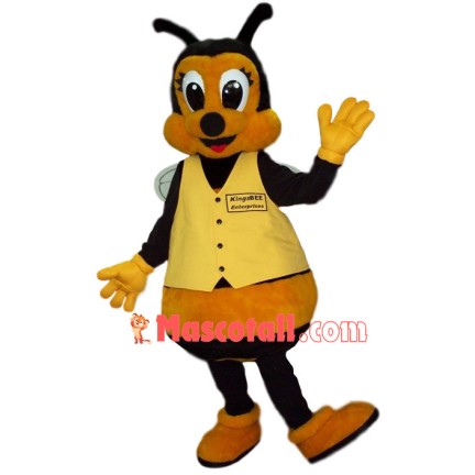 Hardworking Enterprise Employee Bee Mascot Costume