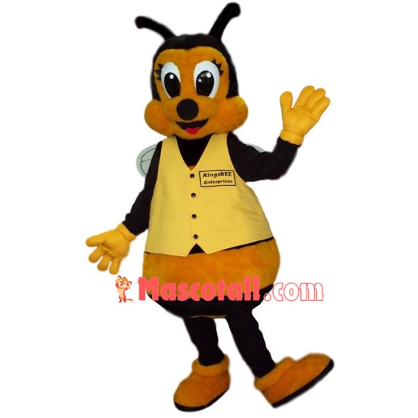 Hardworking Enterprise Employee Bee Mascot Costume