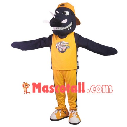 Carnival Black Dragon of Racing Club Mascot Costume