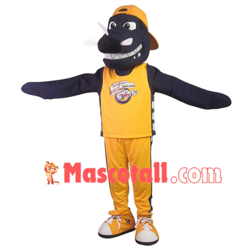 Carnival Black Dragon of Racing Club Mascot Costume