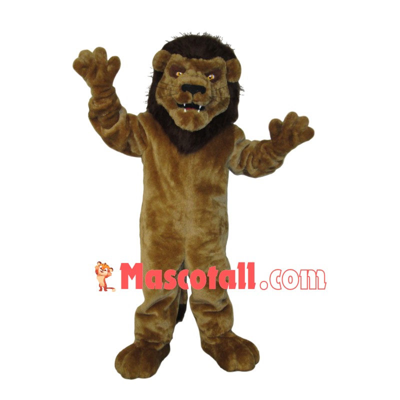 Confused Sleepy Lion Mascot Adult Size Costume