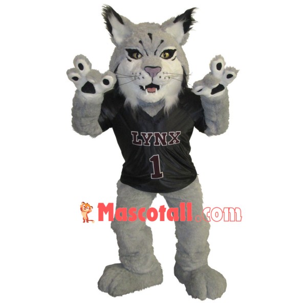 Grey Tiger With Fierce Face Mascot Adult Costume