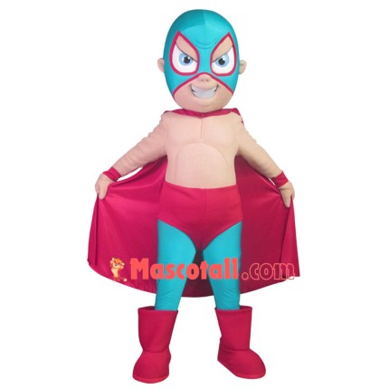 Masked Hero In The Red Panties Mascot Costume