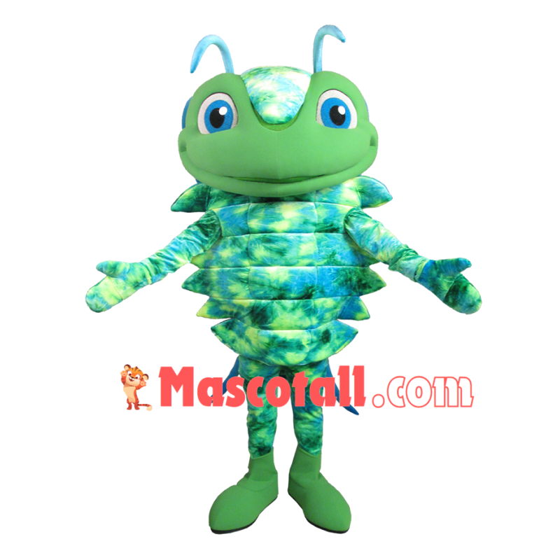 Bewildering Emerald Caterpillar Mascot Costume