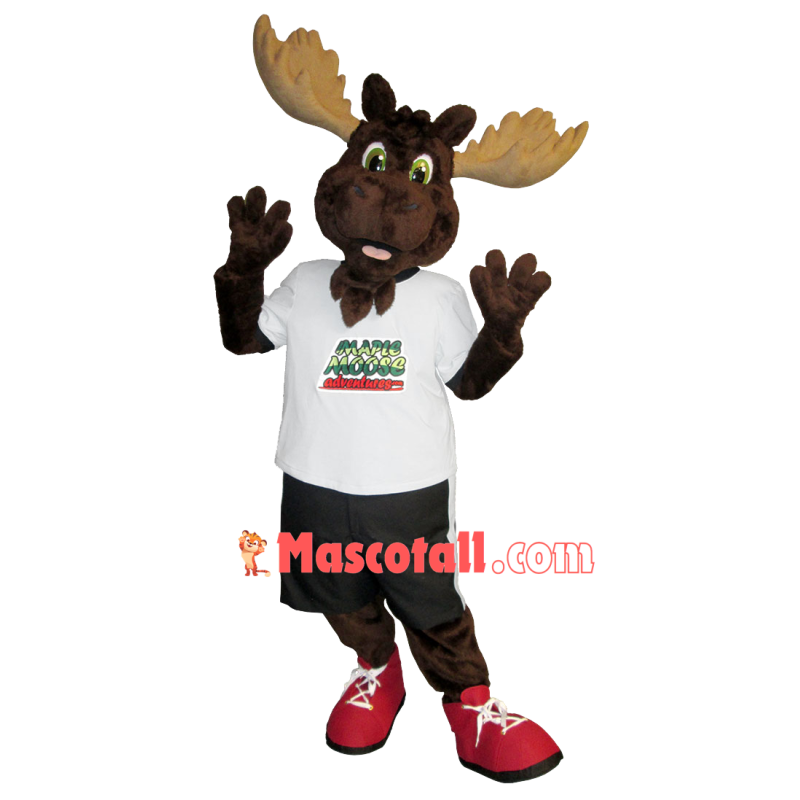 Free Moose In The Casual Set Mascot Costume