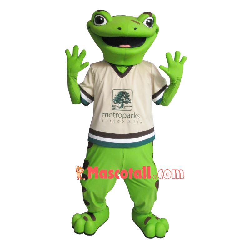 Joyful Frog Of The Park Scenic Area Mascot Costume