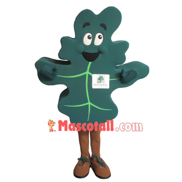 The Green Leaf of The Park Mascot Costume