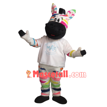 Colorful Horse For Health Protection Mascot Costume