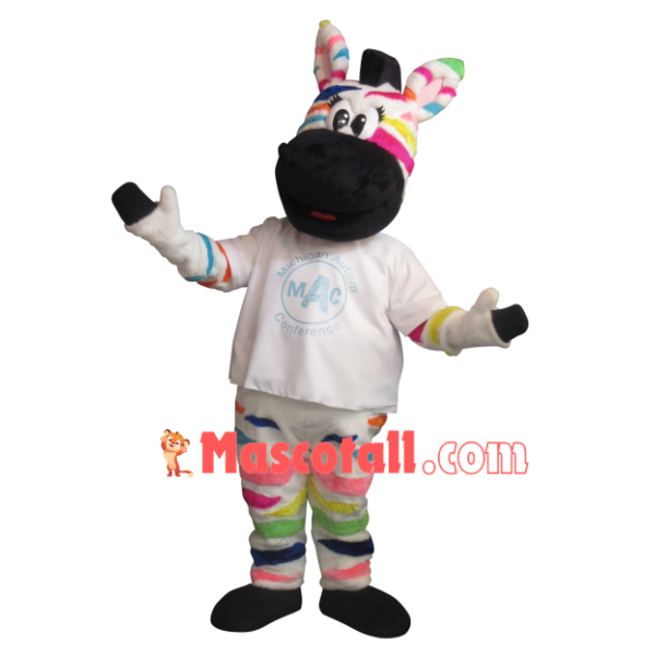 Colorful Horse For Health Protection Mascot Costume
