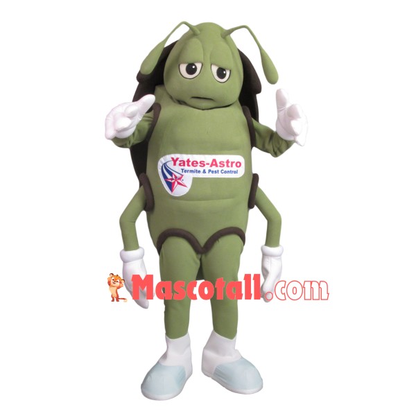 Green Termite Of Control Project Mascot Costume