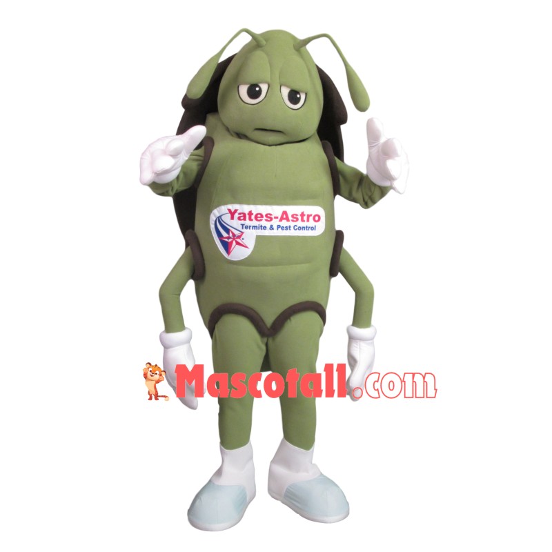 Green Termite Of Control Project Mascot Costume