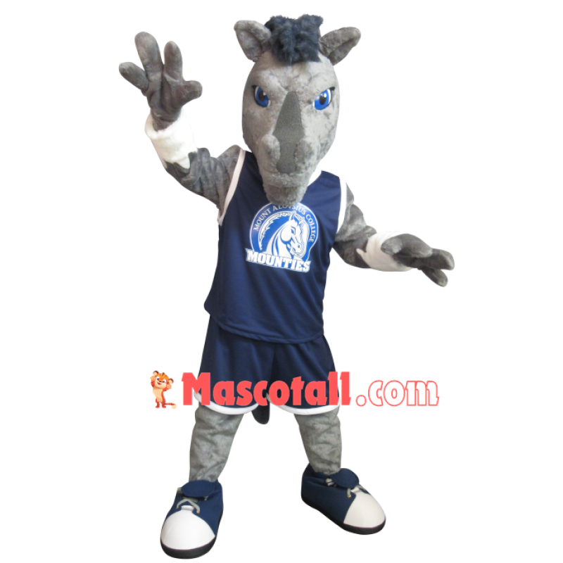 Unrestrained Academic Horse Mascot Costume For College
