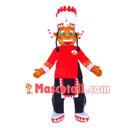 Black Indian Patriarch Mascot Costume