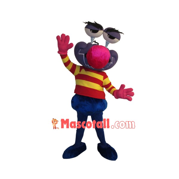 Huge Mosquito With Popping Eyes Mascot Costume