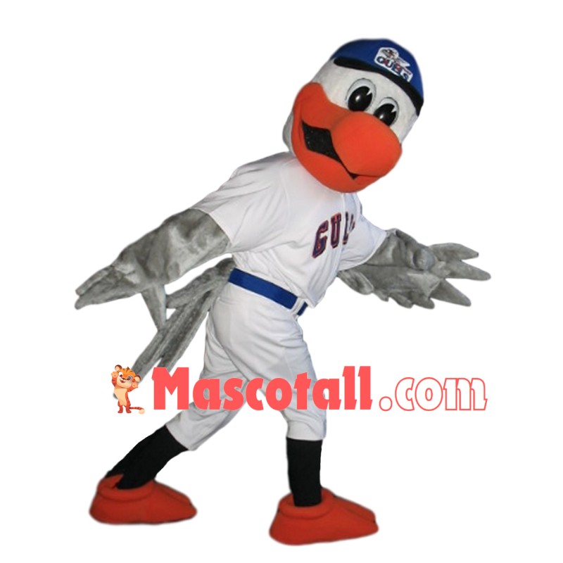 Agile Baseball Catcher Bird Mascot Costume