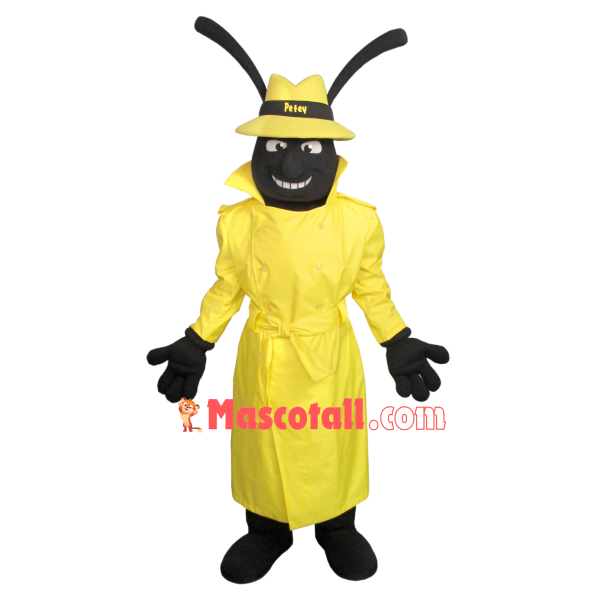 Mysterious Agent Black Bee Mascot Costume