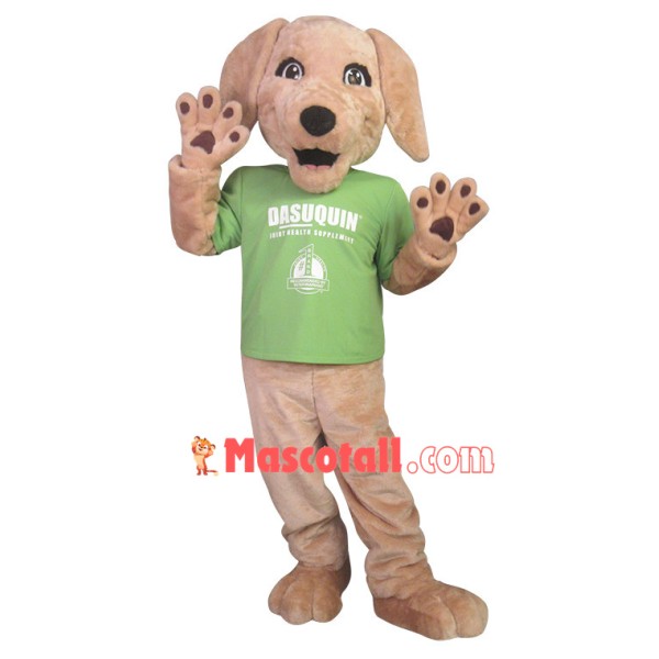 Lovely Brown Dog Mascot Costume For Pet Hospital